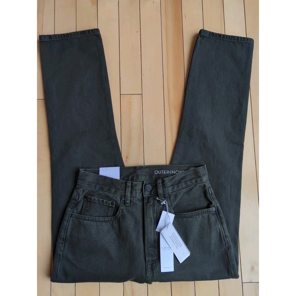 Outerknown Women's Dune High Rise Slim Fit Sea Jeans Size 24